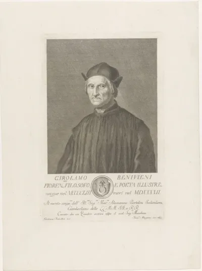 Portret van Girolamo Benivieni