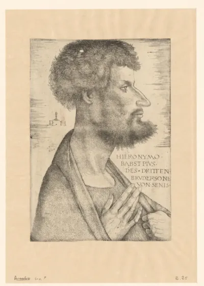 Portret van Girolamo da Siena
