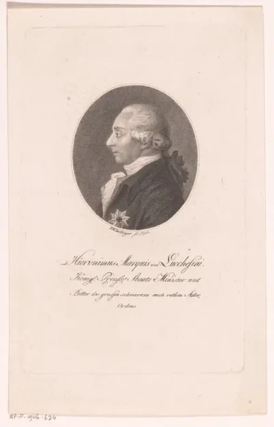 Portret van Girolamo Lucchesini