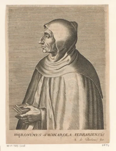 Portret van Girolamo Savonarola