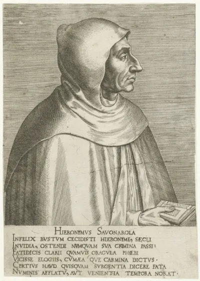 Portret van Girolamo Savonarola
