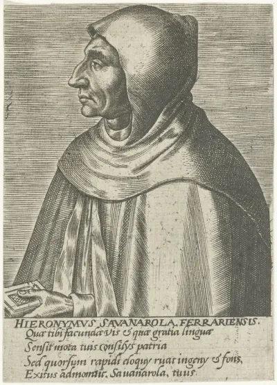Portret van Girolamo Savonarola
