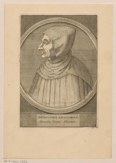 Portret van Girolamo Savonarola