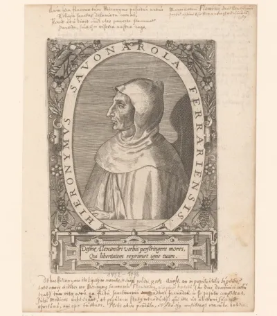 Portret van Girolamo Savonarola