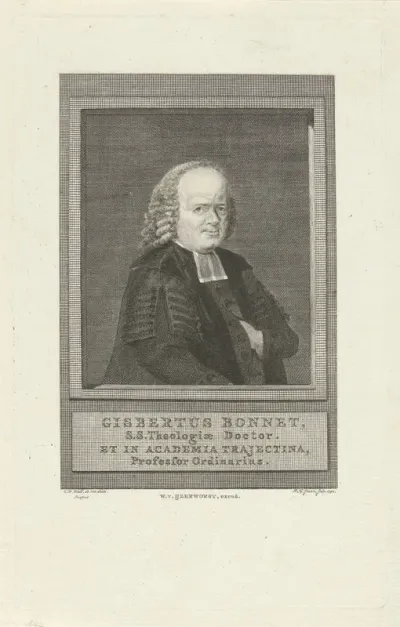 Portret van Gisbertus Bonnet