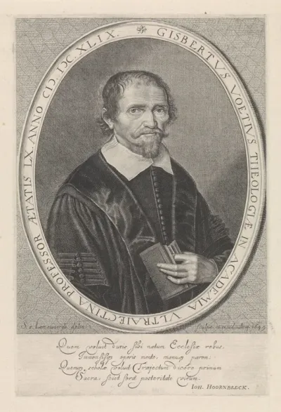 Portret van Gisbertus Voetius