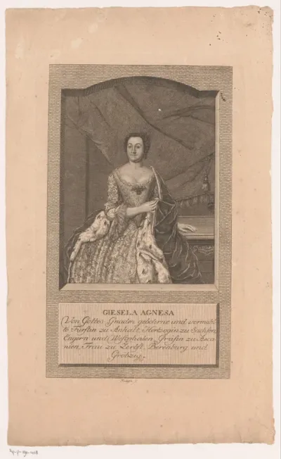 Portret van Gisela Agnes von Rath