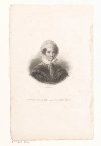 Portret van Giuseppa Tornielli Bellini