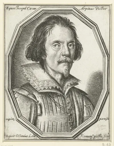 Portret van Giuseppe Cesari, genaamd Cavaliere d'Arpino
