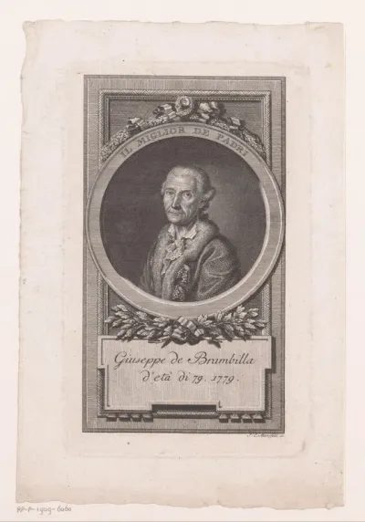 Portret van Giuseppe de Brambilla