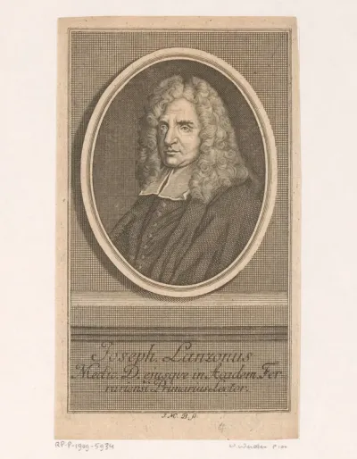 Portret van Giuseppe Lanzoni