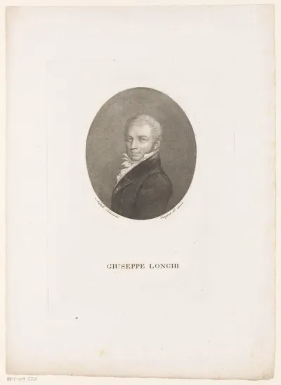 Portret van Giuseppe Longhi