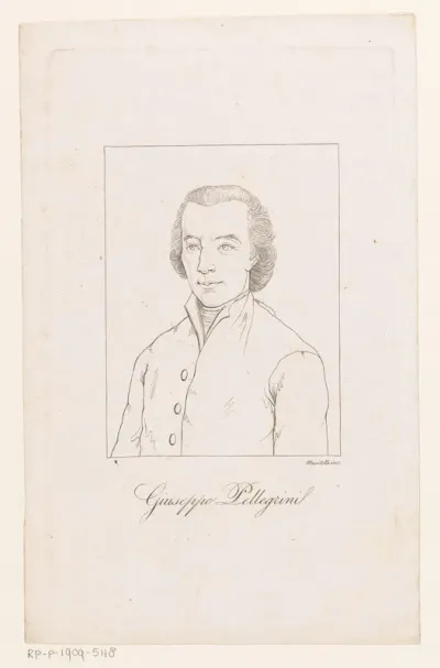 Portret van Giuseppe Pellegrini