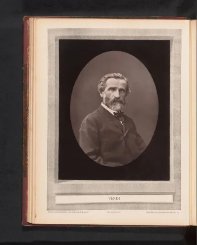 Portret van Giuseppe Verdi