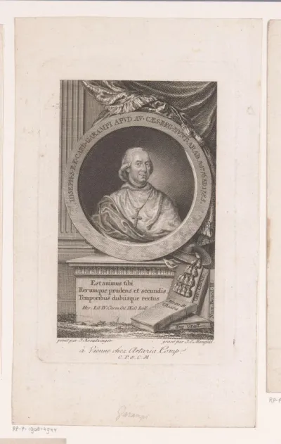 Portret van Giuseptte Garampi