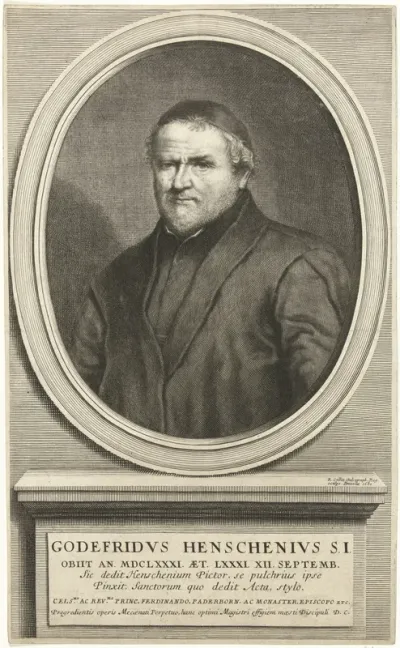 Portret van Godefridus Henschenius