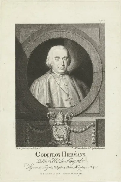 Portret van Godfried Hermans, abt van Tongerloo