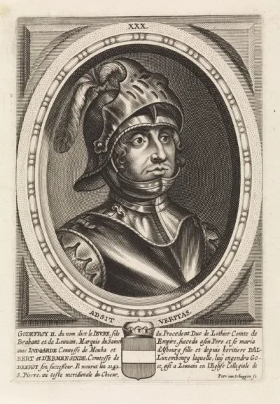 Portret van Godfried II van Leuven