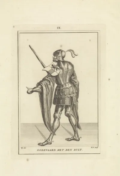 Portret van Godfried III met de Bult van Neder-Lotharingen