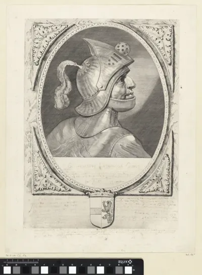 Portret van Godfried III met de Bult