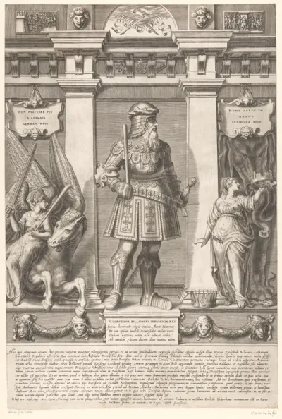 Portret van Godfried IV van Bouillon