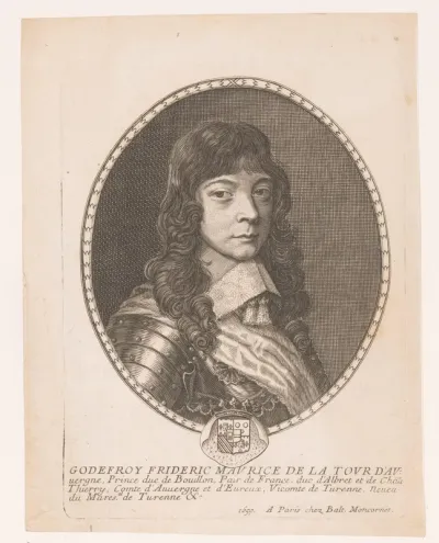 Portret van Godfried Maurits de la Tour d'Auvergne