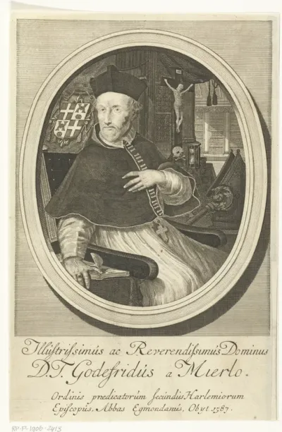 Portret van Godfried van Mierlo, bisschop van Haarlem