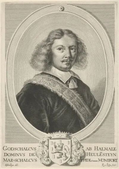 Portret van Godschalck van Halmale