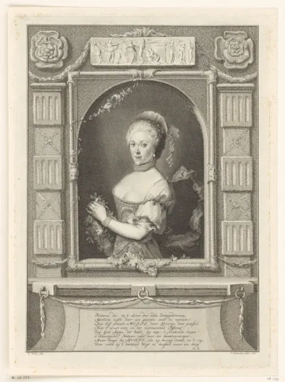Portret van Gomana Girolama Monti