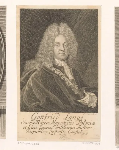 Portret van Gotfried Lange