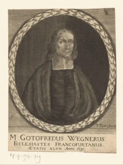 Portret van Gotfried Wegner