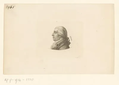 Portret van Gottfried August Bürger
