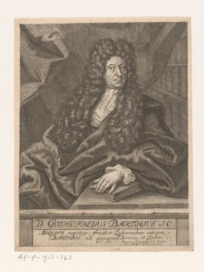 Portret van Gottfried Barth