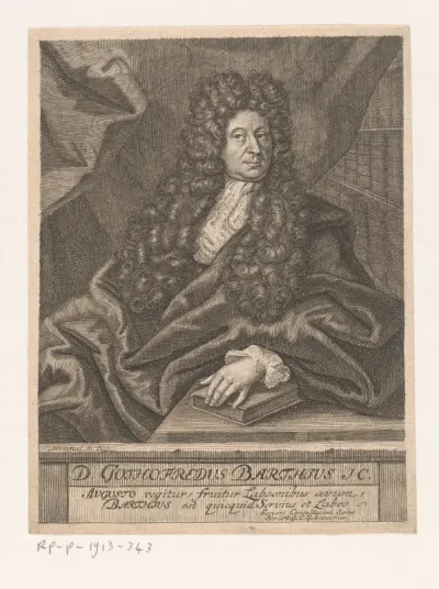 Portret van Gottfried Barth