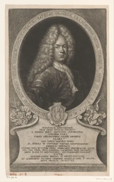 Portret van Gottfried Benjamin Preuss