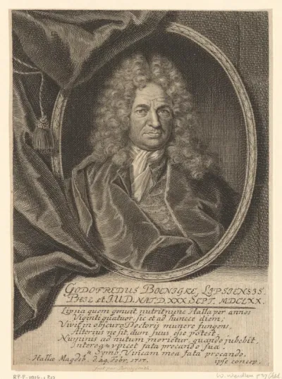 Portret van Gottfried Bönigke