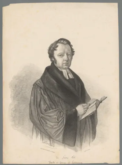 Portret van Gottfried Christian Friedrich Lücke
