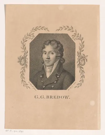 Portret van Gottfried Gabriel von Bredow