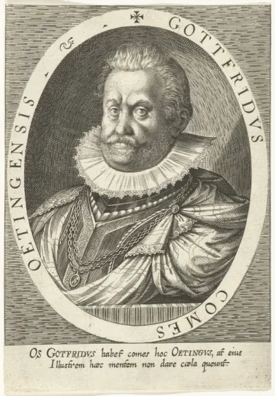 Portret van Gottfried graaf van Oettingen