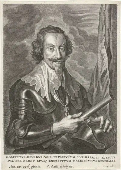 Portret van Gottfried Heinrich, graaf van Pappenheim