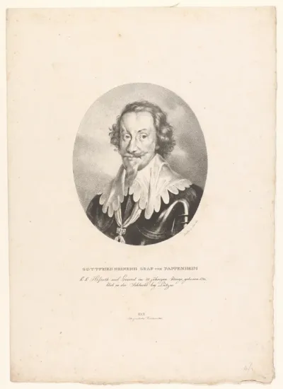 Portret van Gottfried Heinrich graaf zu Pappenheim