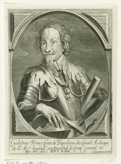 Portret van Gottfried Heinrich von Pappenheim