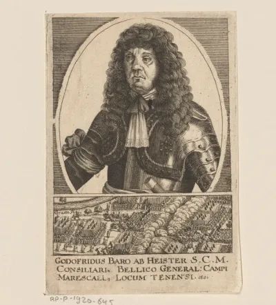 Portret van Gottfried Heister