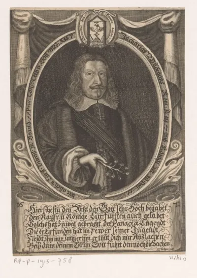 Portret van Gottfried Leygebe