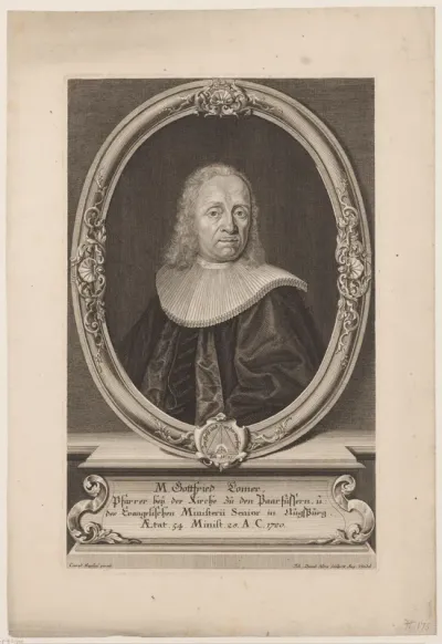 Portret van Gottfried Lomer