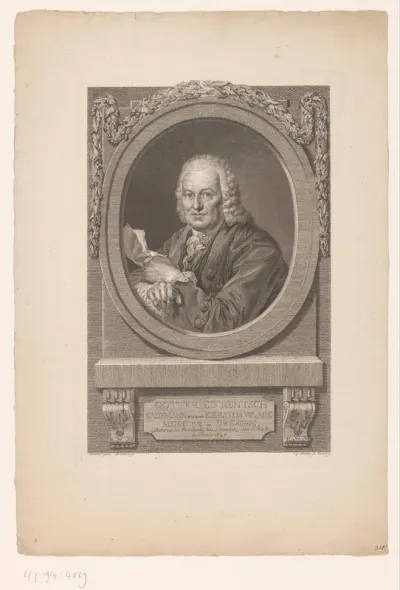 Portret van Gottfried Rentsch