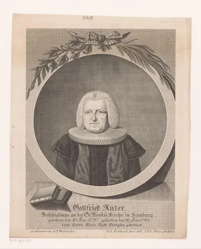 Portret van Gottfried Rüter
