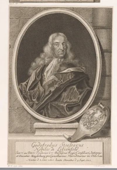 Portret van Gottfried Stoesser