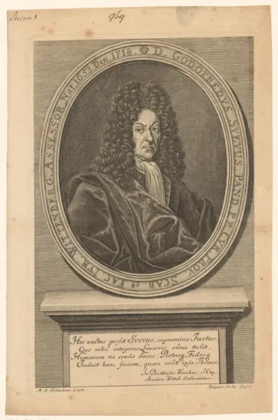 Portret van Gottfried Suevus