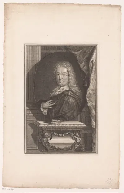 Portret van Gottfried Thomasius